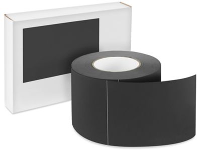 Blank Inventory Rectangle Labels - Black, 4 x 6" S-2768BL