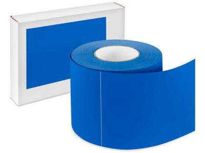 Blank Inventory Rectangle Labels - Royal Blue, 5 x 7