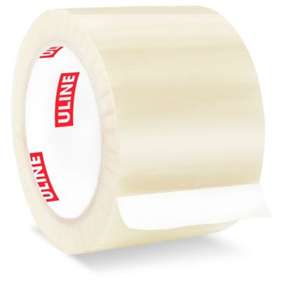 Uline Economy Tape - 1.7 Mil, 3" x 110 yds, Clear S-2788