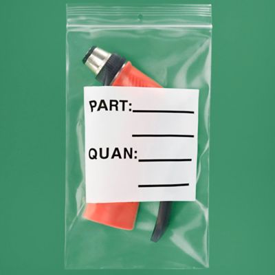5 x 8" Reclosable Parts Bags - Hang Hole S-2825