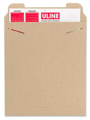 Kraft Tab Lock Stayflats® Mailers in Stock - ULINE