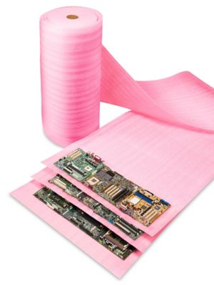 Anti-Static Bubble Wrap, Pink Bubble Wrap in Stock - ULINE - Uline