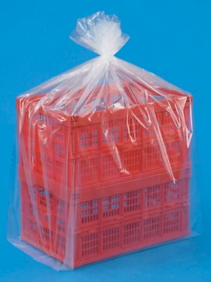 24 x 20 x 48" 2 Mil Gusseted Poly Bags S-2906