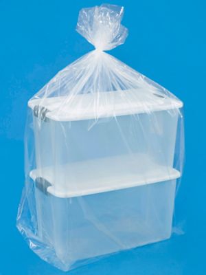 28 x 24 x 60" 2 Mil Gusseted Poly Bags S-2907