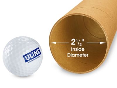 Shipping Tubes ProLine 3 X 24, .070 Thick White Kraft Heavy-Duty Mailing With End Caps (2 Mailing Tubes 24 Inch