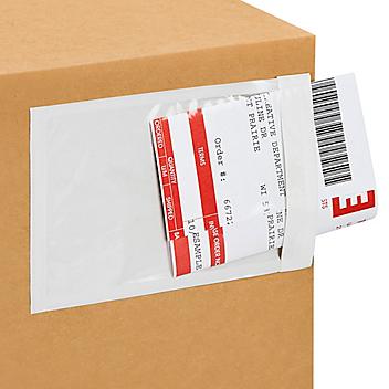 Side Loading Packing List Envelopes - Clear, 3 1/2 x 5" S-2978