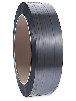 Uline Poly Strapping - 1/2" x .020" x 7,800', Black S-3006