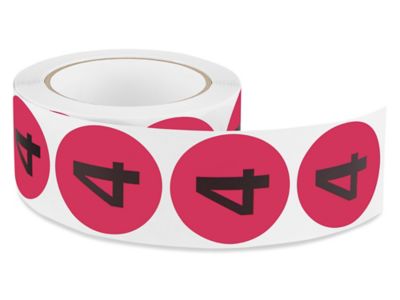 2" Circle Labels - "4" S-3010
