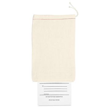 Cloth Mailing Bags with Tag - 5 x 8" S-3024