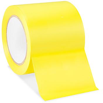 Uline Industrial Vinyl Safety Tape - 4" x 36 yds, Yellow S-3054