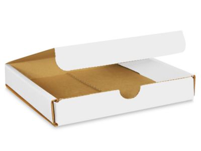 6 x 6 x 1" White Indestructo Mailers S-3061