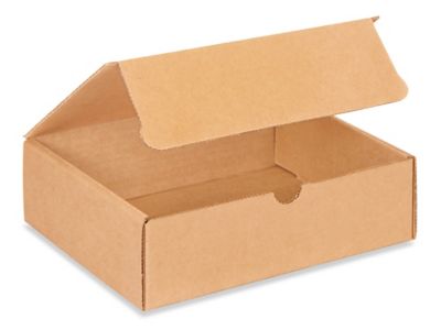 9 x 6 1/2 x 2 3/4 Cajas Kraft para Envíos - 23 x 17 x 7 cm S-3179 - Uline