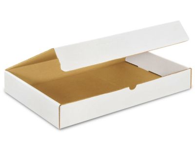 17 x 11 x 2 1/2" White Literature Mailers S-3187