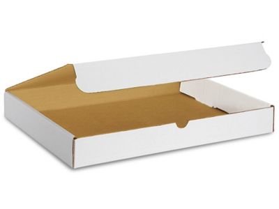 23 x 13 x 2 1/2" White Literature Mailers S-3189