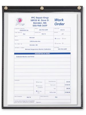  Job Ticket Holders - 12 x 15"