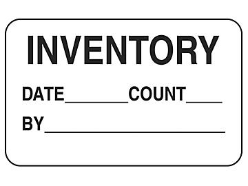 Production Labels - "Inventory", 1 1/4 x 2"
