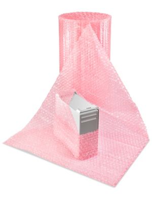 Anti-Static Industrial Bubble Roll - 1/2", 48" x 250', Perforated S-3238P