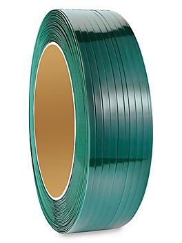 Uline Polyester Strapping - 5/8" x .035" x 4,200', Green S-3250