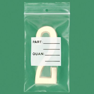 3 x 5" Reclosable Parts Bags - Hang Hole S-3255