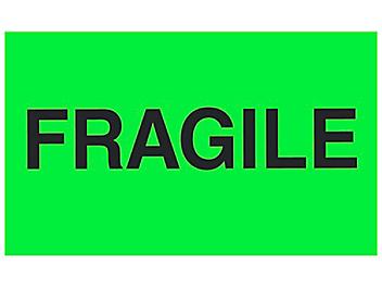 "Fragile" Label - 3 x 5" S-3262