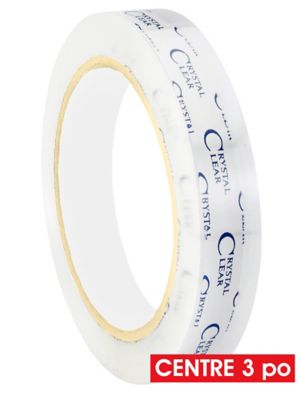 Uline Crystal Clear Tape - 3/4" x 72 yds S-3274