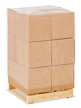 26 x 24 x 48" 3 Mil Clear Pallet Covers S-3289