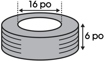Feuillard de cerclage comparable au feuillard Signode en polypropylène