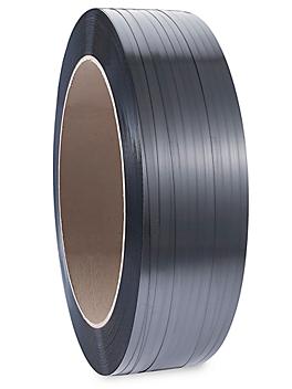 Poly Strapping - Black, 1/2" x .026" x 7,000' S-3308