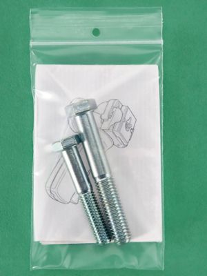 3 x 5" 4 Mil Reclosable Bags - Hang Hole S-3320