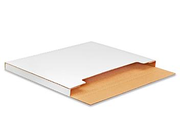 20 x 16 x 1" Jumbo White Fold-Over Mailers S-3332