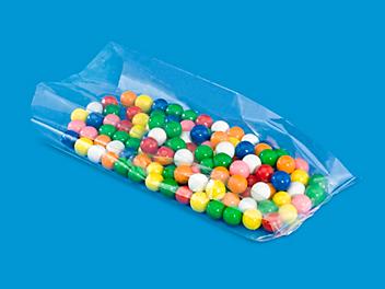 Gusseted Polypropylene Bags - 1.5 Mil, 3 1/2 x 2 1/4 x 9 3/4" S-3375