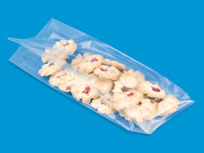 Gusseted Polypropylene Bags - 1.5 Mil, 4 1/2 x 3 1/4 x 13" S-3376
