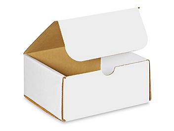 6 x 6 x 3" White Indestructo Mailers S-3385
