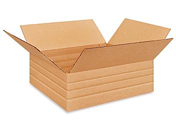 12 x 9 7/8 x 4" Multi-Depth Corrugated Boxes S-350