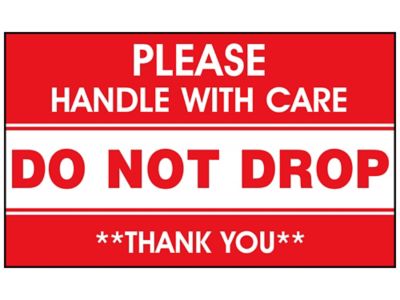 Keep Upright Do Not Drop Handle With Care Shipping Labels