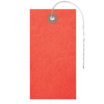 Tyvek&reg; Tags - #5, Pre-wired, Red S-3552RPW