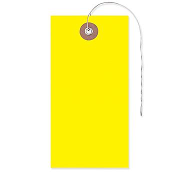 Tyvek&reg; Tags - #5, Pre-wired, Yellow S-3552YPW