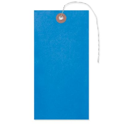 Tyvek&reg; Tags - #8, Pre-wired, Blue S-3553BLUPW