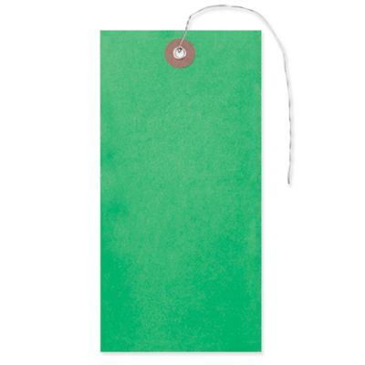 Tyvek&reg; Tags - #8, Pre-wired, Green S-3553GPW