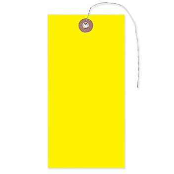 Tyvek&reg; Tags - #8, Pre-wired, Yellow S-3553YPW