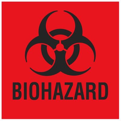 【メイベルページ】 Biohazard Labels - 2 x 2