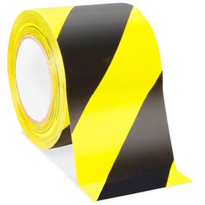 ULINE Heavy Duty Vinyl Safety Tape - 2 x 36 yds, Yellow/Black - 3 Rolls - S-383