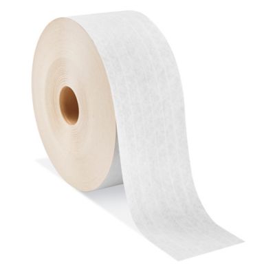 Central&reg; Deluxe Kraft Sealing Tape - 3" x 450', White S-3611