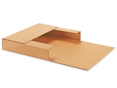 12 x 10 1/2 x 2" Kraft Easy-Fold Mailers S-3655