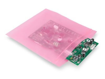 8 x 8" 4 Mil Anti-Static Reclosable Poly Bags S-3704