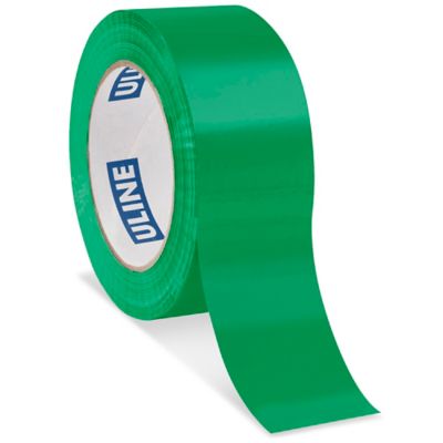 Color Coded Tape - 2 x 110 yds, Green - ULINE - S-3757G