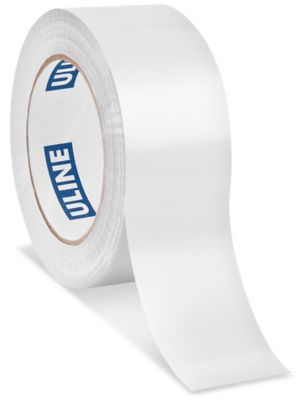 Cinta adhesiva blanca de 14.2 yardas/rollo, cinta de pintores para el  hogar, oficina, escuela, papelería, manualidades, etiquetado, cintas de uso