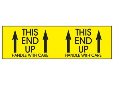 Super Stickers - "This End Up", 3 x 10" S-3762