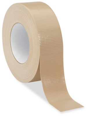 Uline Industrial Duct Tape - 2" x 60 yds, Beige S-377BE