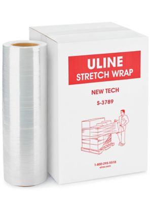 Uline New Tech Stretch Wrap - 65 gauge, 16" x 1,500' S-3789